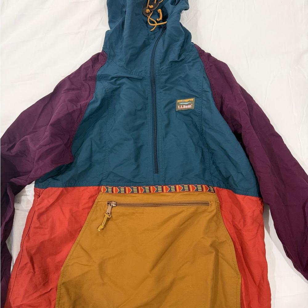 L.L. Bean Gray and Burgundy Jacket Women’s Medium